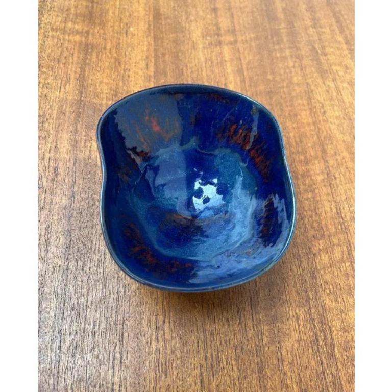 20th Century Mid-Century German Studio Pottery Bowl by Rainer Doss, 1960s For Sale
