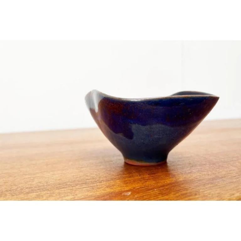 Mid-Century German Studio Pottery Bowl by Rainer Doss, 1960s For Sale 1