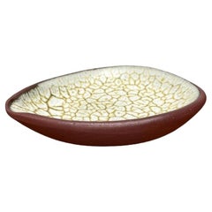 Cuenco de cerámica alemana de mediados de siglo Studio Pottery de Sybille Karrenberg-Dresler, años 60