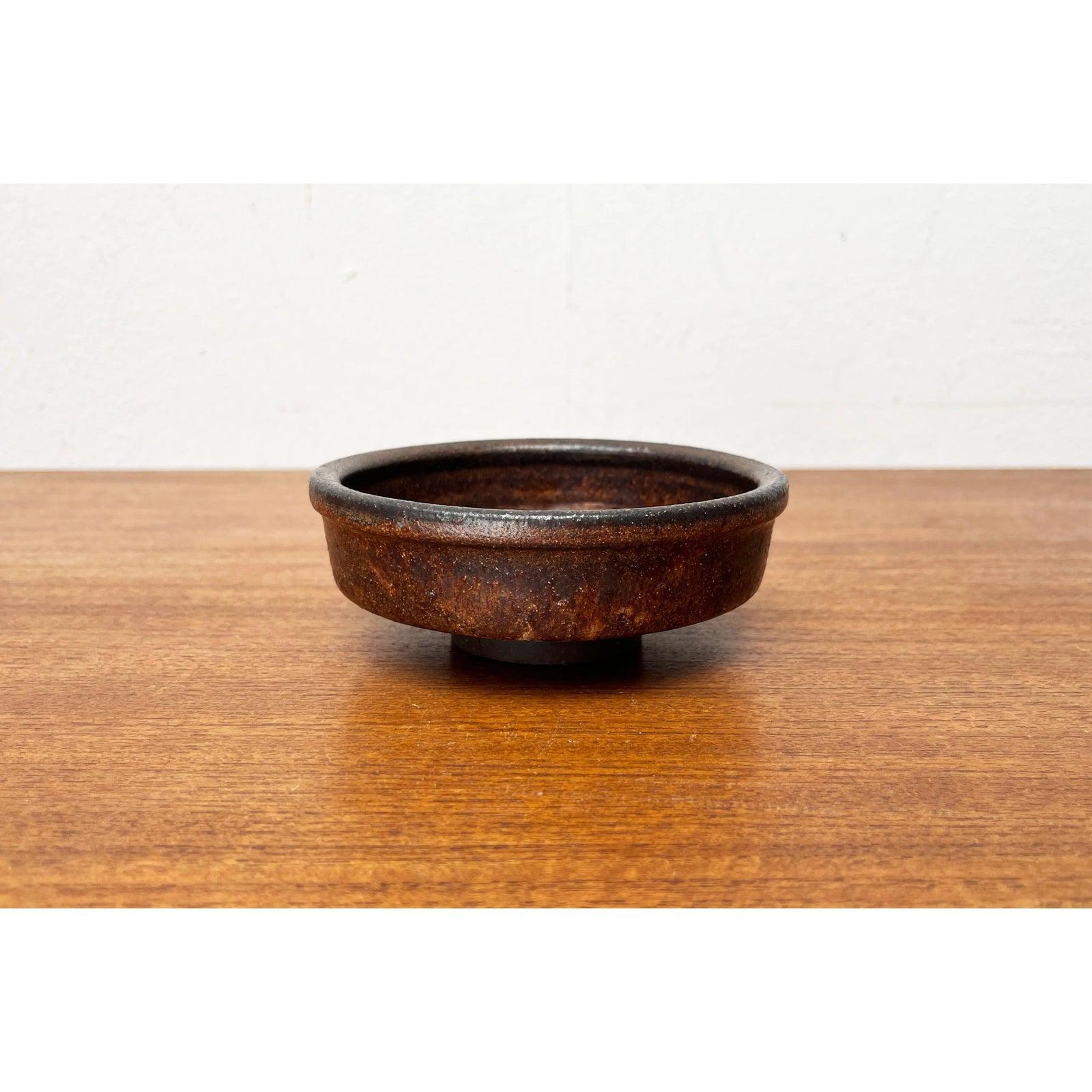 Mid-Century moderno Ciotola in Studio Pottery tedesco di metà secolo di Volker Ellwanger, anni '60 in vendita