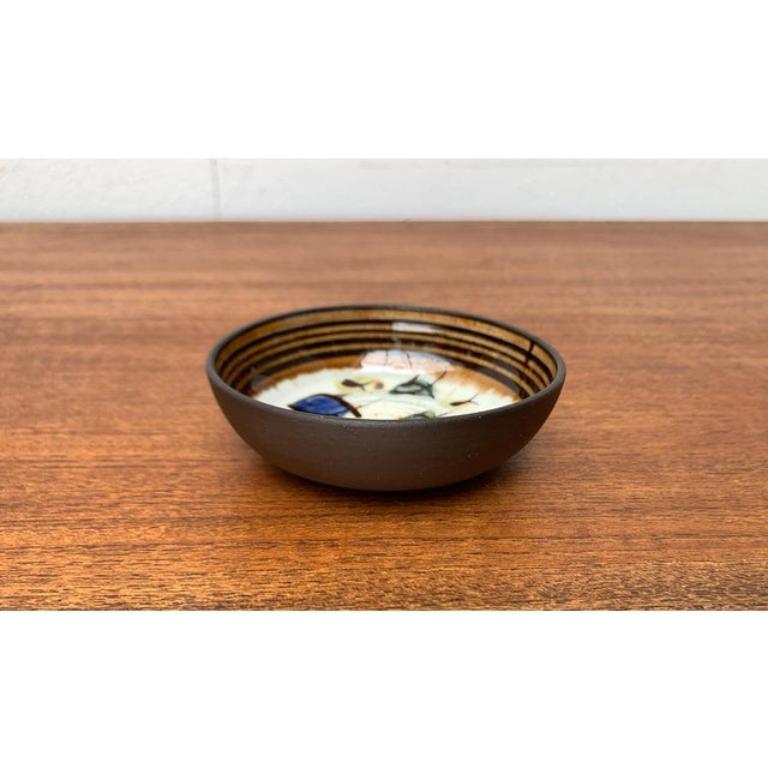 Mid-Century Modern Bol en poterie de Studio allemand du milieu du siècle de Pottery Bücking-Börnsen, 1960s en vente