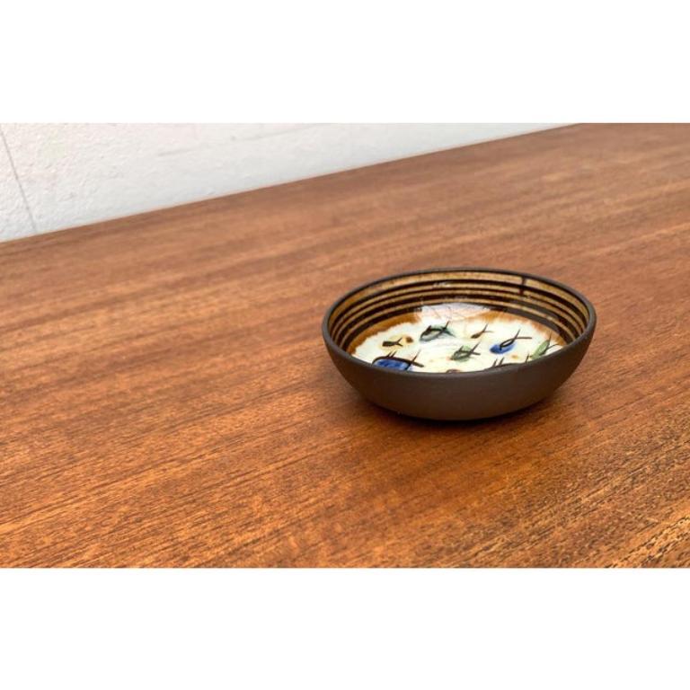Céramique Bol en poterie de Studio allemand du milieu du siècle de Pottery Bücking-Börnsen, 1960s en vente