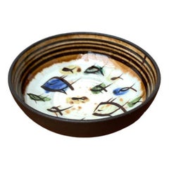 Cuenco de cerámica alemana de mediados de siglo Studio Pottery de Pottery Bücking Börnsen, años 60