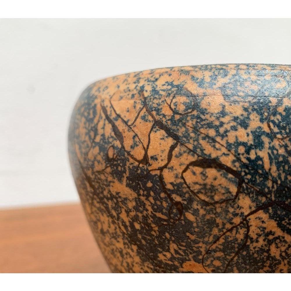 Tedesco Vaso a ciotola in Studio Pottery tedesco di metà secolo di Gerhard Liebenthron, anni '60 in vendita