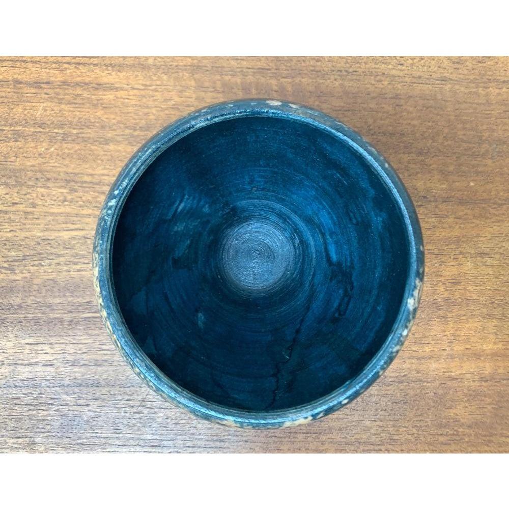 Vaso a ciotola in Studio Pottery tedesco di metà secolo di Gerhard Liebenthron, anni '60 In condizioni ottime in vendita a Hamburg, DE