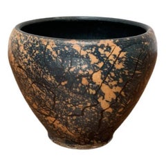 Jarrón cuenco de Studio Pottery alemán de mediados de siglo, Gerhard Liebenthron, años 60
