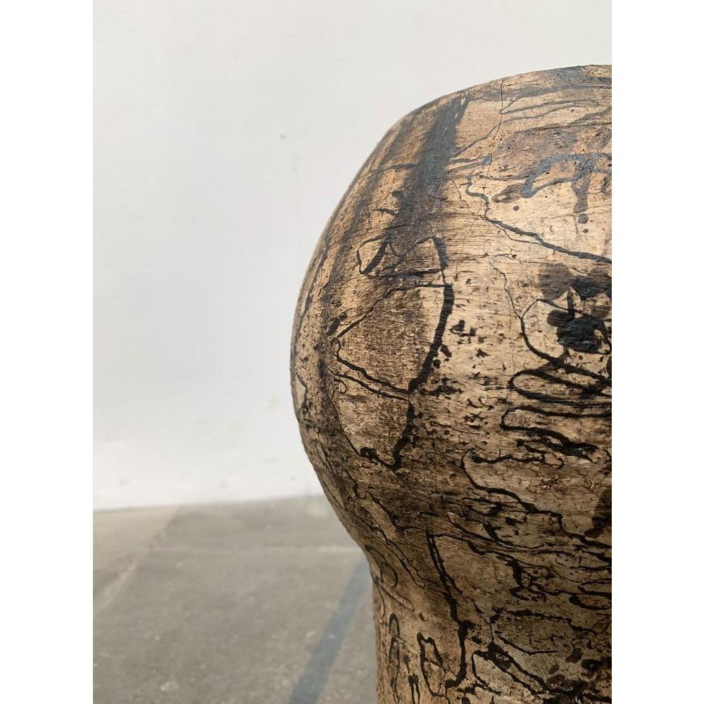 Mid-Century German Studio Pottery Brutalist Floor Vase, 1977 For Sale 4