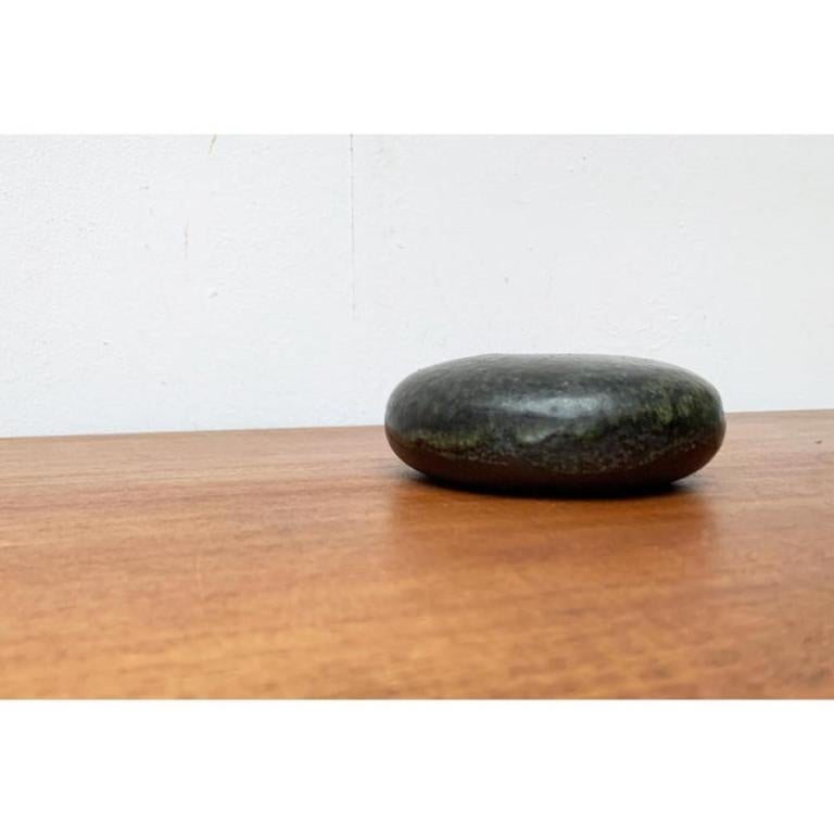 Mid-Century German Studio Pottery Brutalist Ikebana Vase, 1960s For Sale 6