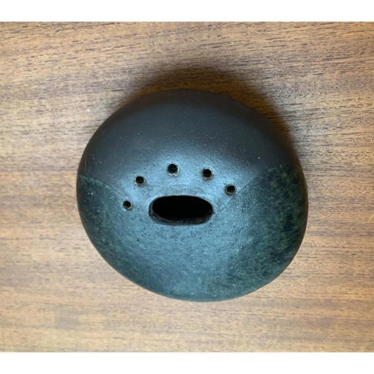 Mid-Century Modern Mid-Century German Studio Pottery Brutalist Ikebana Vase, 1960s For Sale