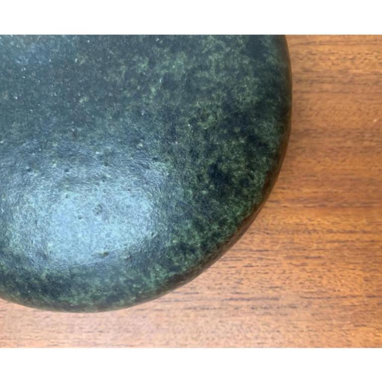 Mid-Century German Studio Pottery Brutalist Ikebana Vase, 1960s For Sale 3