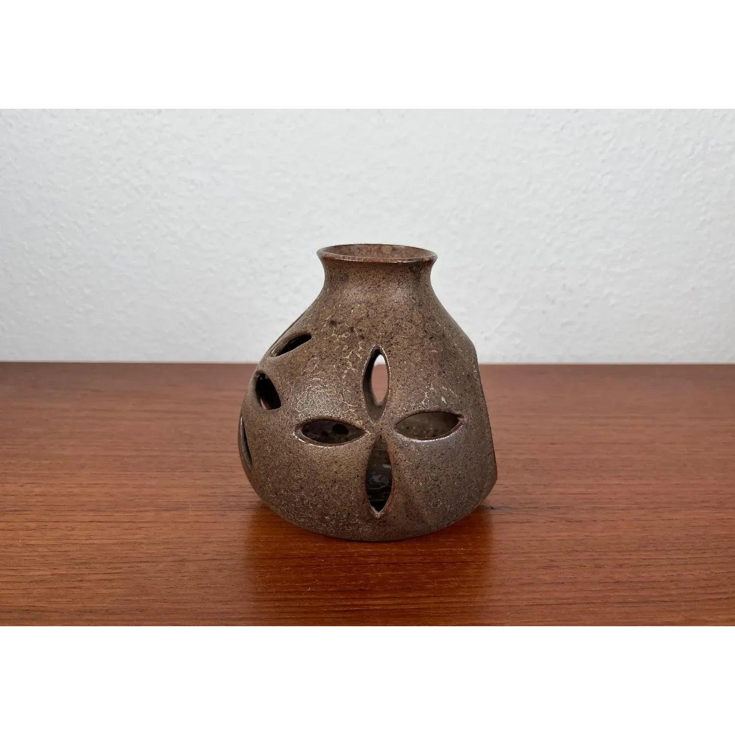 Tedesco Portacandele in Studio Pottery tedesco di Melitta Teubner, 1960 in vendita
