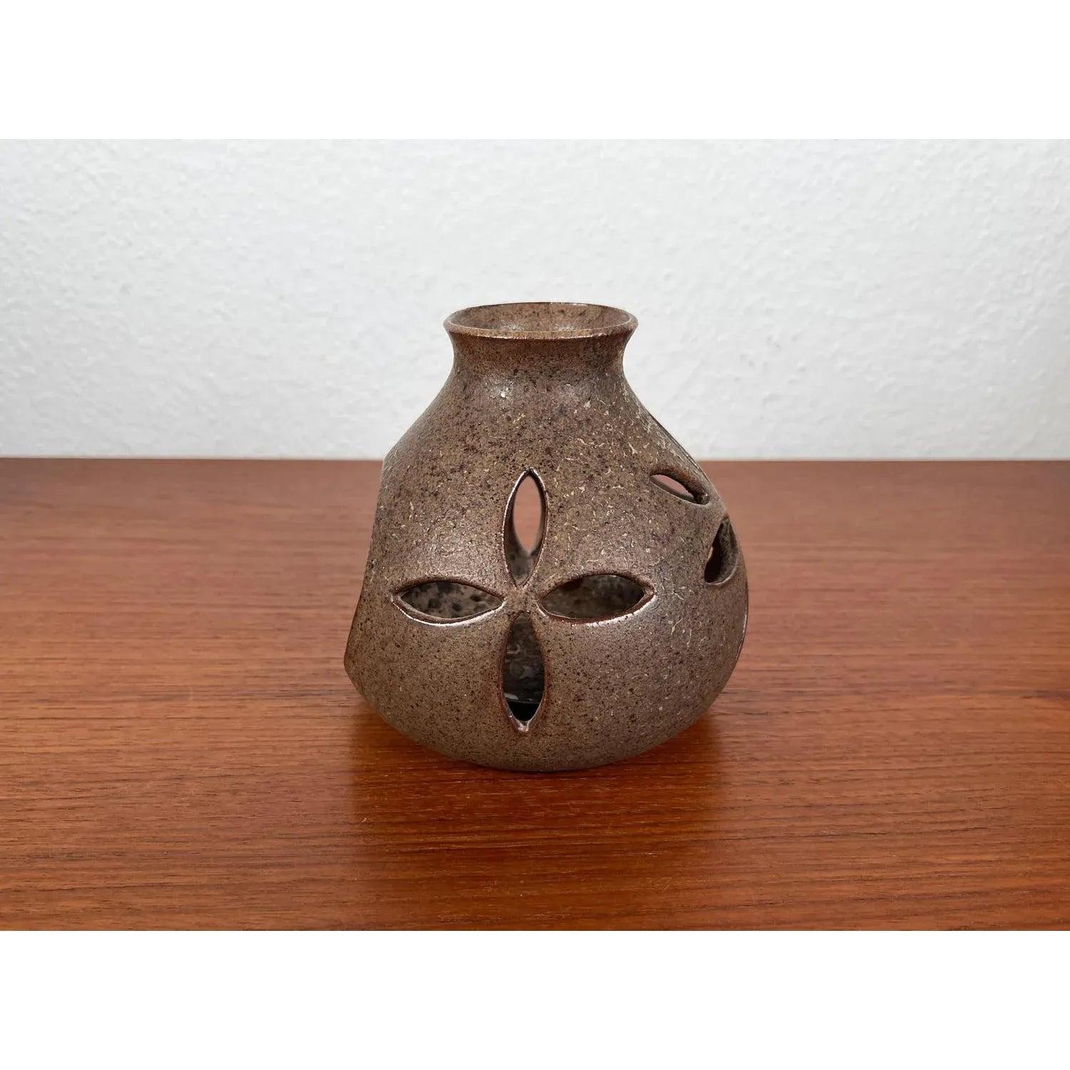 Ceramica Portacandele in Studio Pottery tedesco di Melitta Teubner, 1960 in vendita