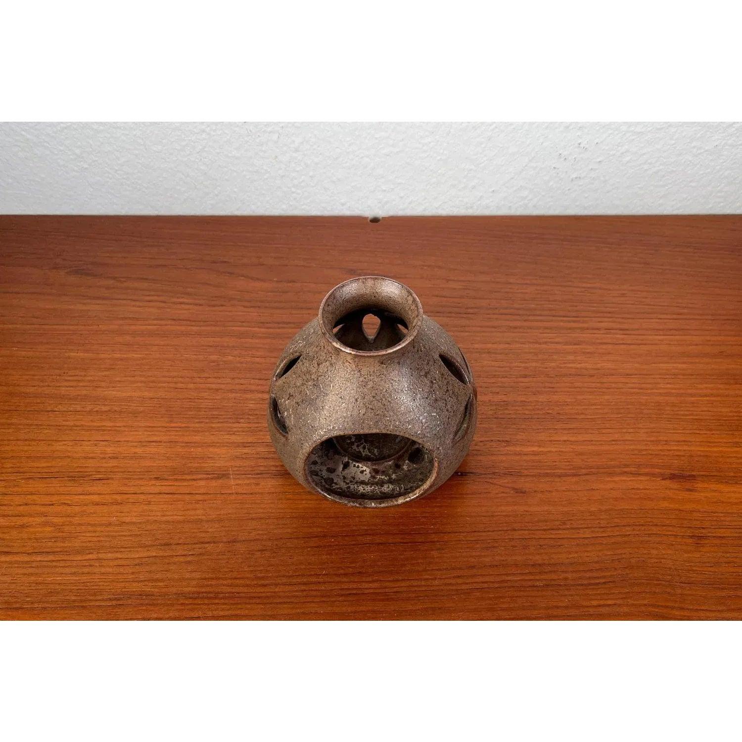 Portacandele in Studio Pottery tedesco di Melitta Teubner, 1960 in vendita 1