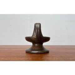 Portacandele di Studio Pottery tedesco di metà secolo di Rudi Stahl, anni '60