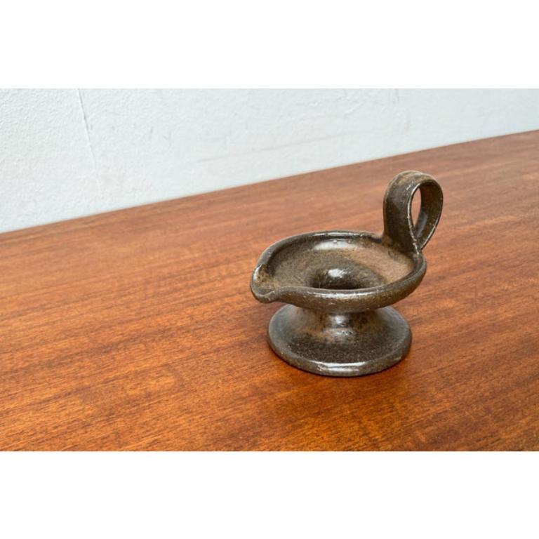 Deutscher Studio-Kerzenhalter aus der Mitte des Jahrhunderts von Rudi Stahl, 1960er Jahre (Keramik) im Angebot