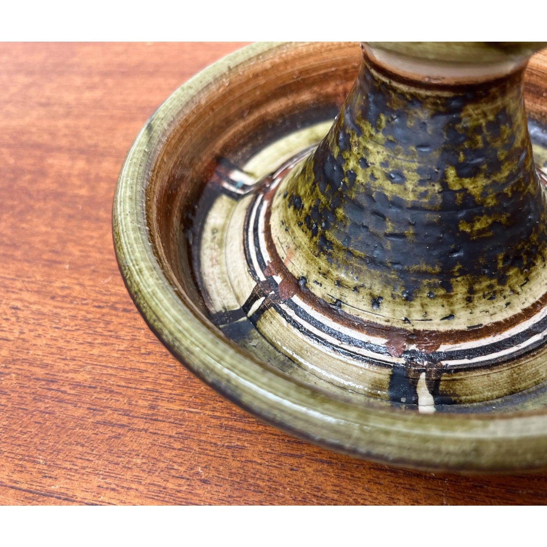 Mid-Century moderno Portacandele in Studio Pottery tedesco di metà secolo, anni '60 in vendita