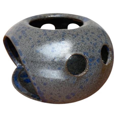 Mid-Century German Studio Pottery Candleholder by Meike Falck Nicolaisen, 1960s