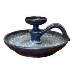 Mid-Century German Studio Pottery Candleholder by Meike Falck Nicolaisen