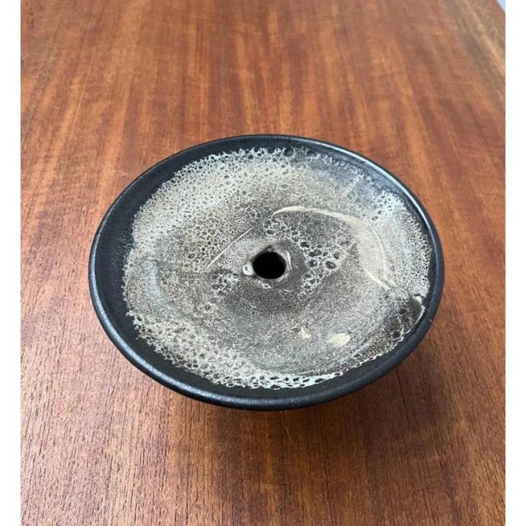Mid-Century moderno Vaso portacandele di Studio Pottery tedesco di metà secolo di Till Sudeck, anni '60 in vendita