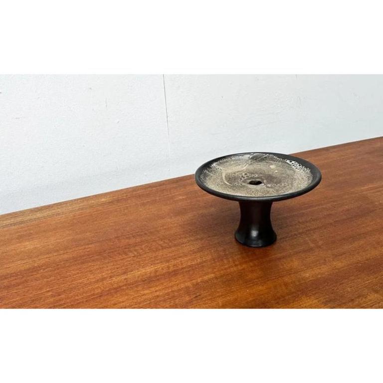 Vaso portacandele di Studio Pottery tedesco di metà secolo di Till Sudeck, anni '60 In condizioni ottime in vendita a Hamburg, DE