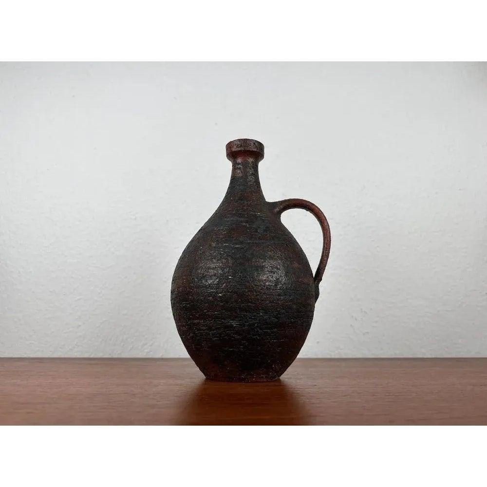 Vaso a caraffa in Studio Pottery di Gerhard Liebenthron, metà secolo, Germania, 1964 In condizioni ottime in vendita a Hamburg, DE