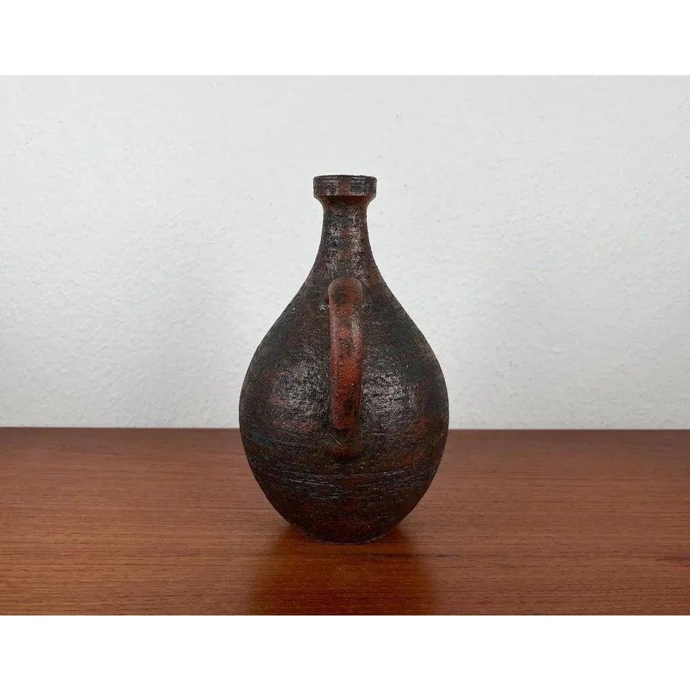 XX secolo Vaso a caraffa in Studio Pottery di Gerhard Liebenthron, metà secolo, Germania, 1964 in vendita