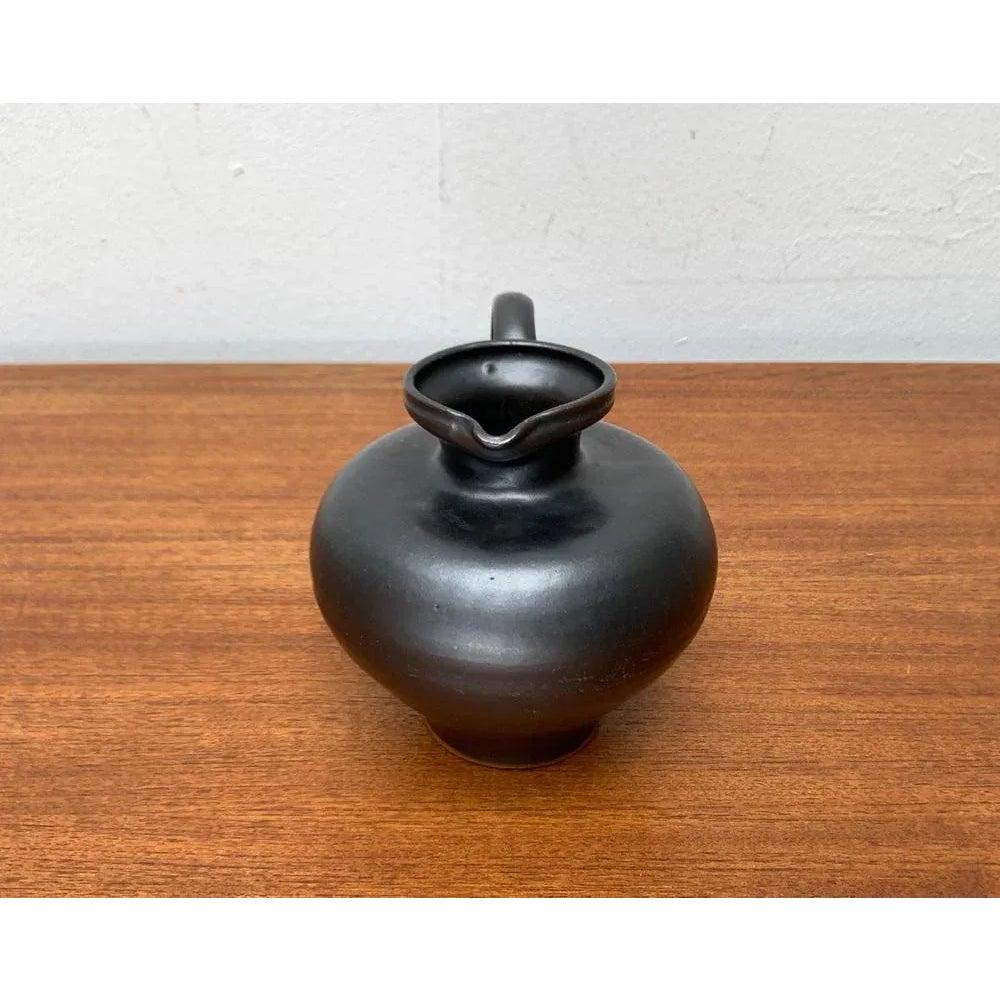 Jarrón jarra de cerámica alemana de mediados de siglo Studio Pottery de Josef Höhler, años 60 en venta 4