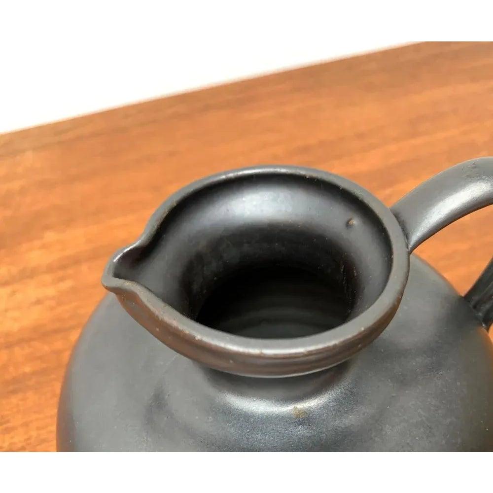 Jarrón jarra de cerámica alemana de mediados de siglo Studio Pottery de Josef Höhler, años 60 en venta 5
