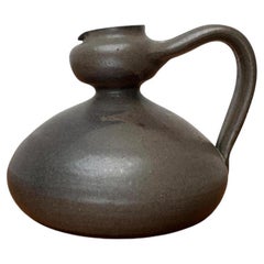 Vase carafe en poterie Studio allemand du milieu du siècle de Petra Töpferei années 1960