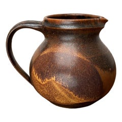 Mid-Century German Studio Pottery Carafe Vase from Till Sudeck, 1960s