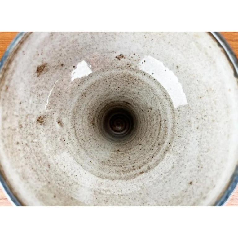 Vaso a calice di metà secolo in Studio Pottery tedesco di Janne Reckert Cordua, anni '60 in vendita 5