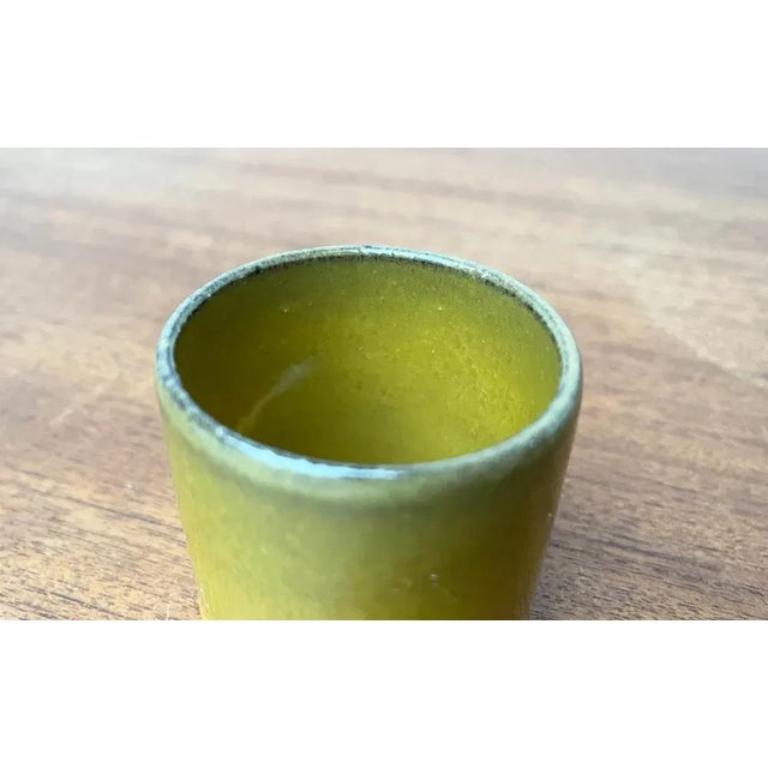 Vaso Ikebana di Studio Pottery tedesco di metà secolo di BKW, anni '60 in vendita 3
