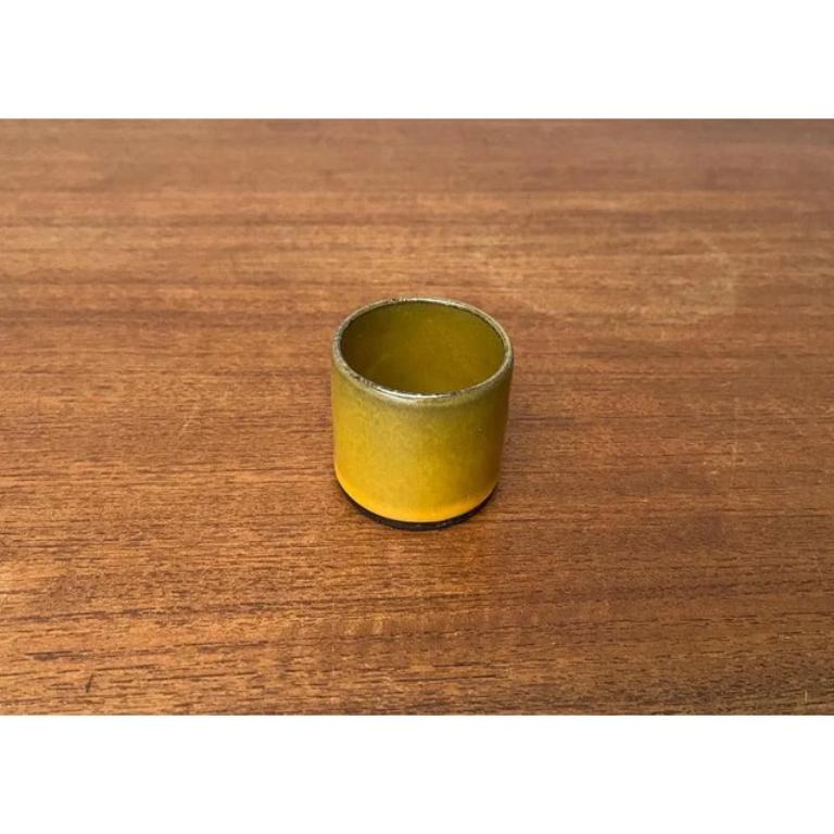 Mid-Century moderno Vaso Ikebana di Studio Pottery tedesco di metà secolo di BKW, anni '60 in vendita
