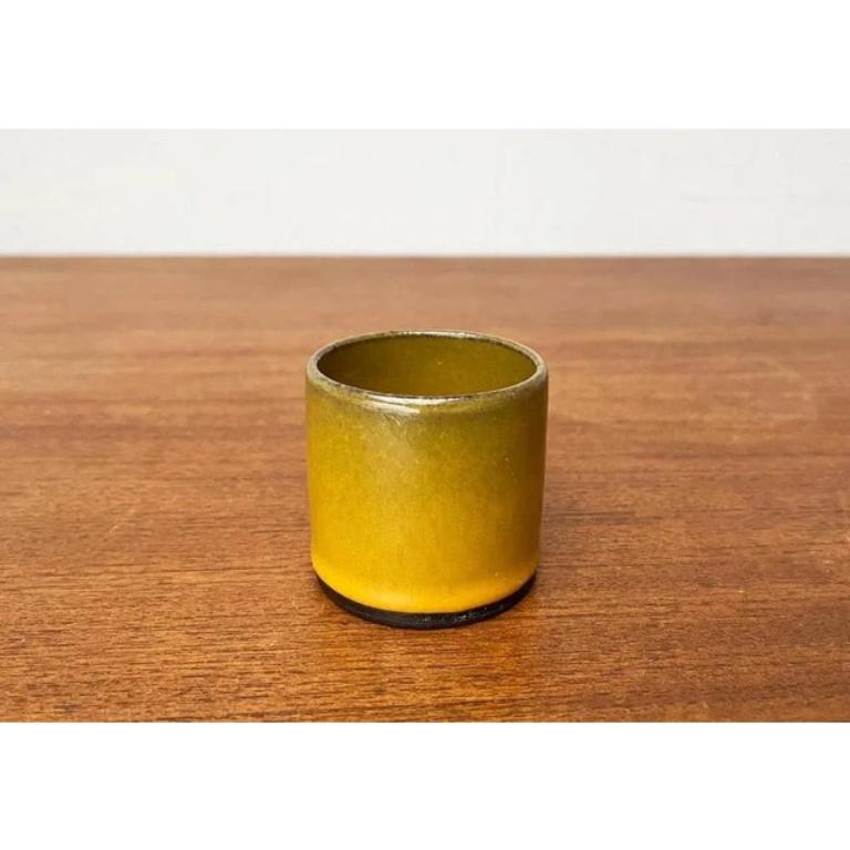 Ceramica Vaso Ikebana di Studio Pottery tedesco di metà secolo di BKW, anni '60 in vendita