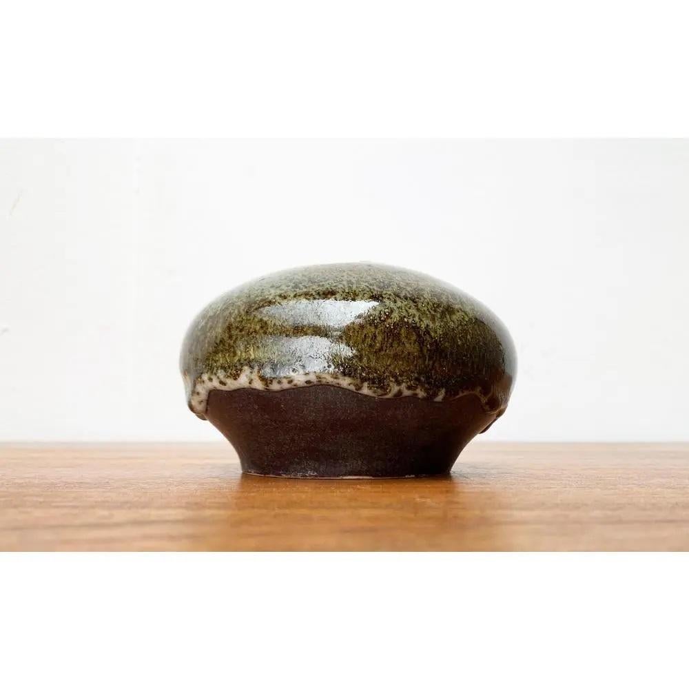 Mid-Century moderno Vaso Ikebana di Studio Pottery tedesco di metà secolo di Till Sudeck, anni '60 in vendita