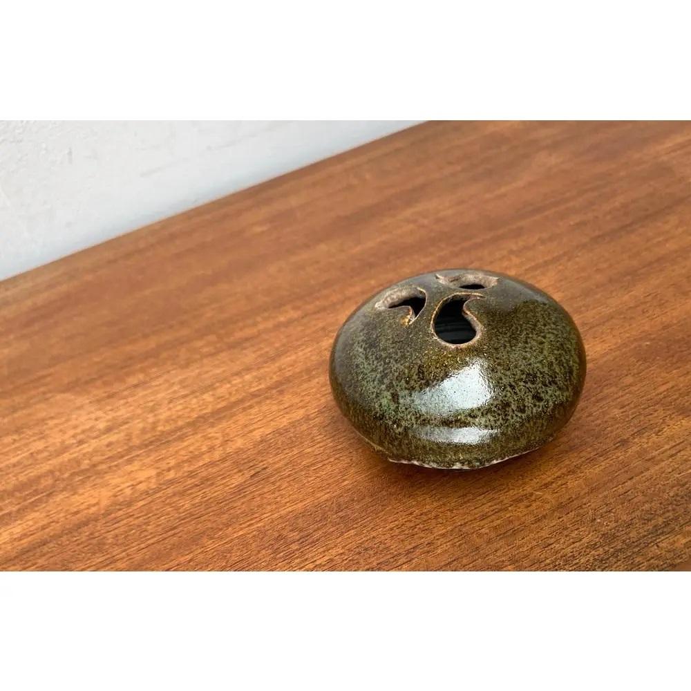Ceramica Vaso Ikebana di Studio Pottery tedesco di metà secolo di Till Sudeck, anni '60 in vendita