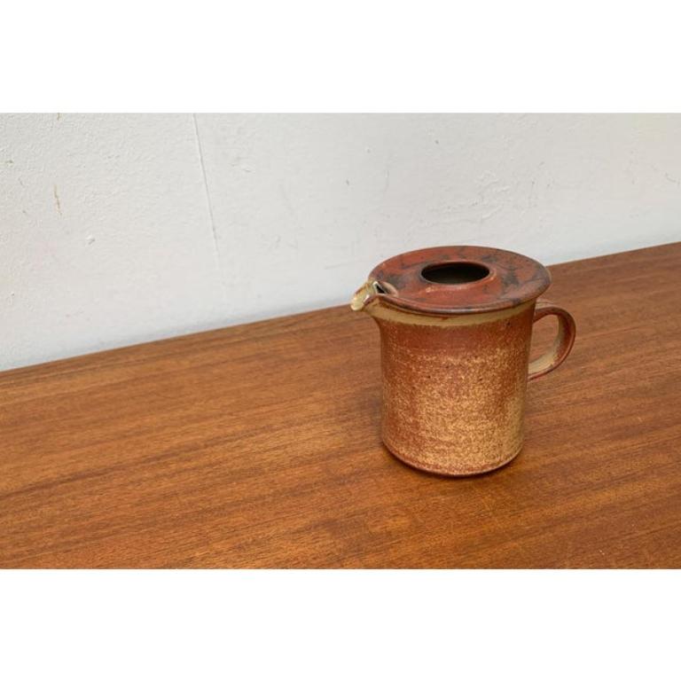 Ceramic Mid-Century German Studio Pottery Jug by Renate and Hans Heckmann, 1970s For Sale
