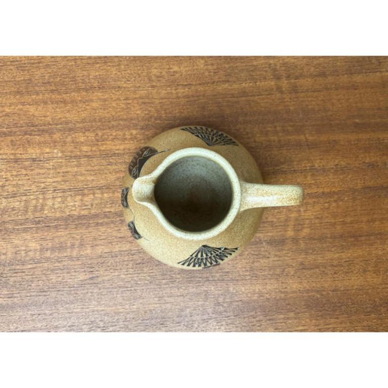 XX secolo Brocca in Studio Pottery tedesco di metà secolo con design/One di Heinz Dietz, anni '60 in vendita