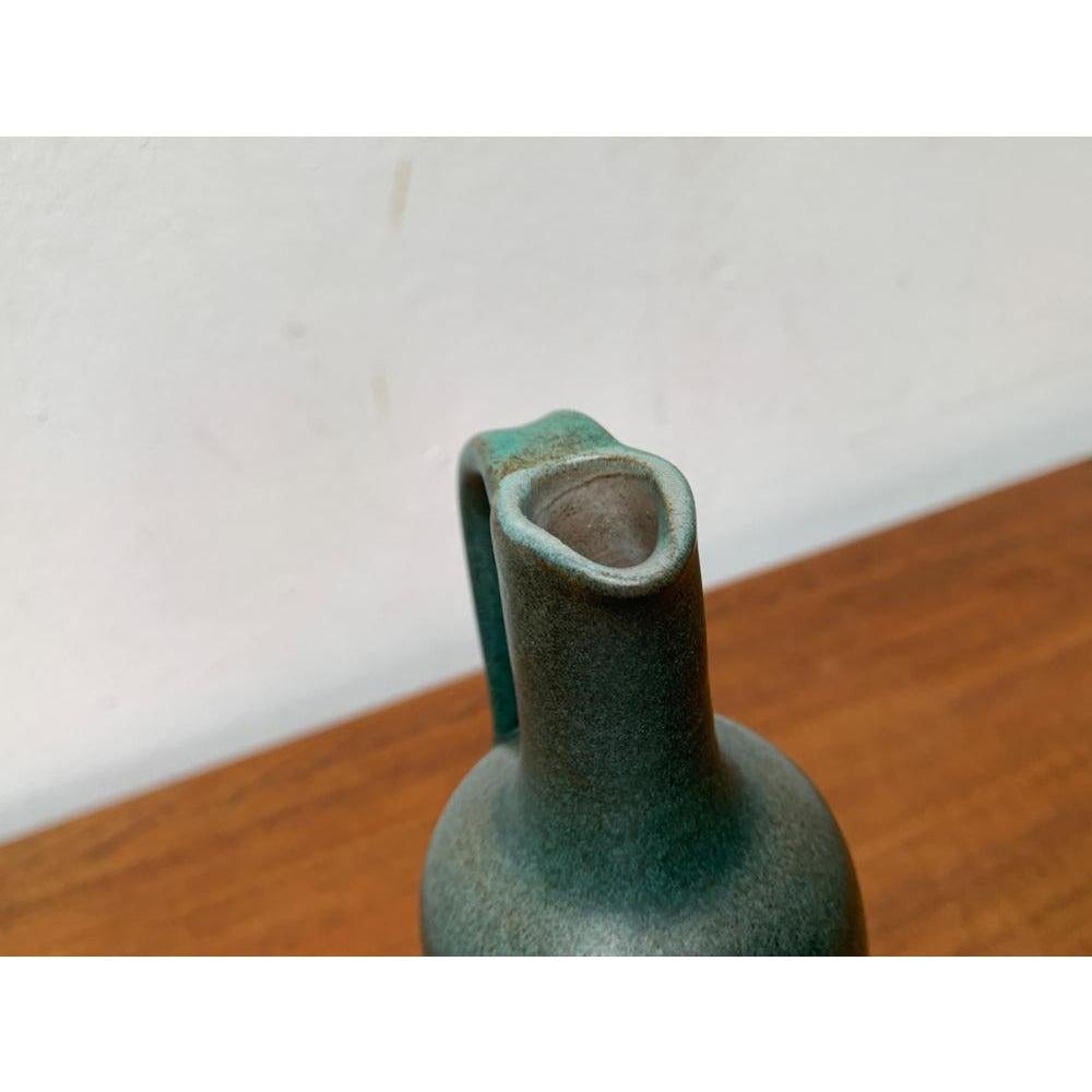 Mid-Century German Studio Pottery Minimalist Carafe Vase, 1960s For Sale 5