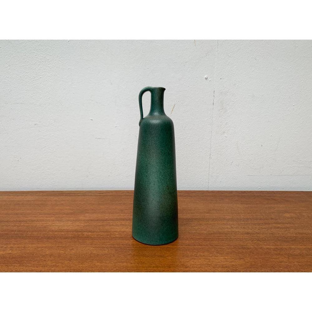 Mid-Century Modern Mid-Century German Studio Pottery Minimalist Carafe Vase, 1960s For Sale