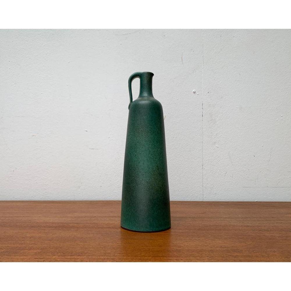 20th Century Mid-Century German Studio Pottery Minimalist Carafe Vase, 1960s For Sale