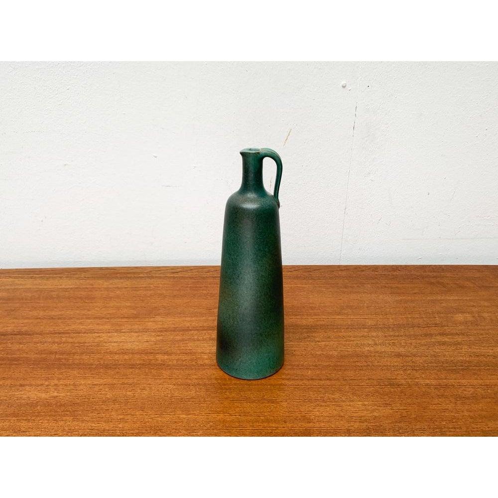 Mid-Century German Studio Pottery Minimalist Carafe Vase, 1960s For Sale 1