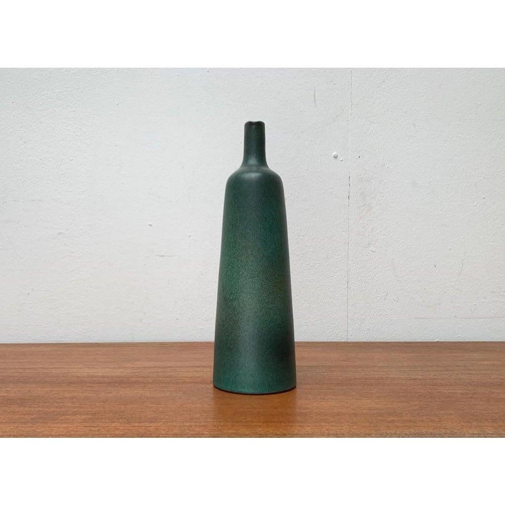 Mid-Century German Studio Pottery Minimalist Carafe Vase, 1960s For Sale 2
