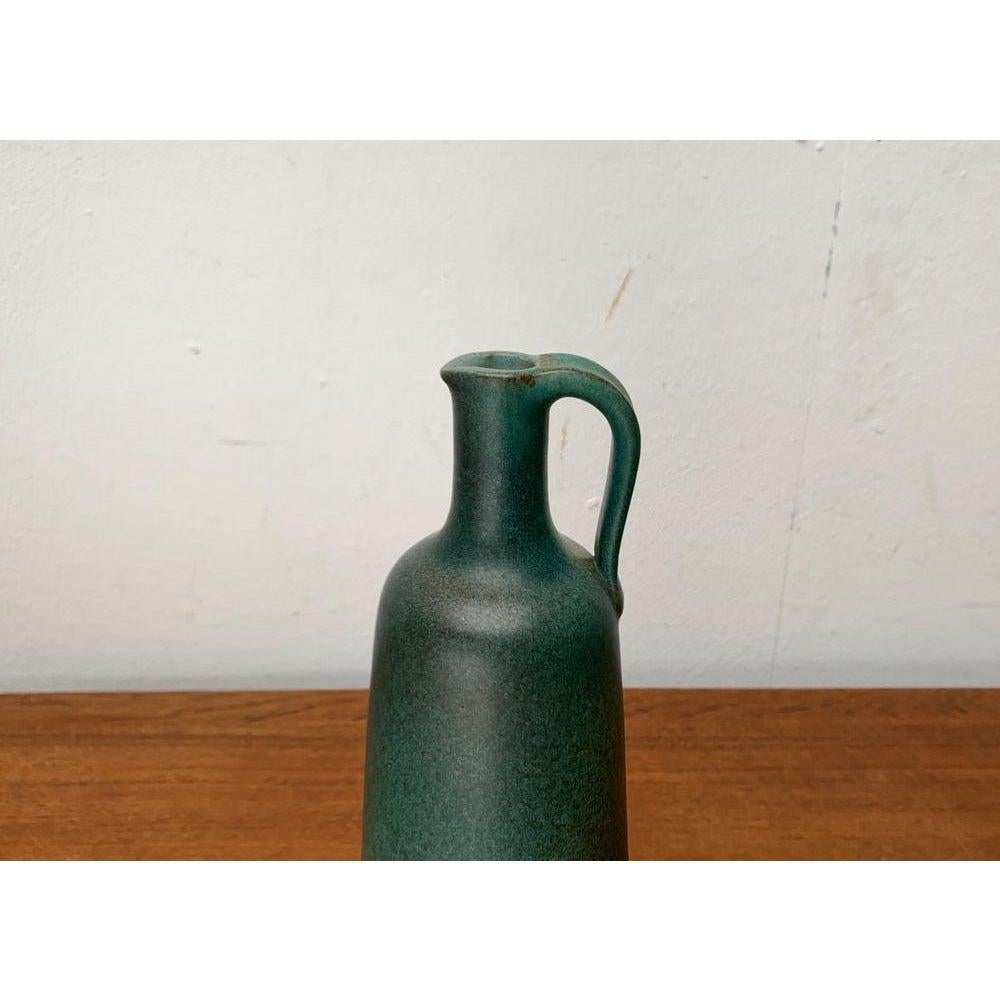 Mid-Century German Studio Pottery Minimalist Carafe Vase, 1960s For Sale 3
