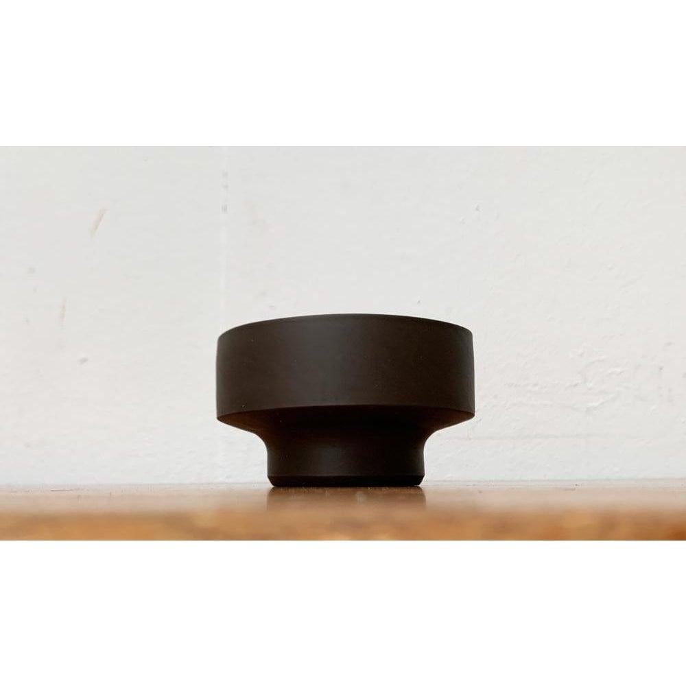 Mid-Century German Studio Pottery Minimalist Ikebana Vase from BKW, 1960s For Sale 5