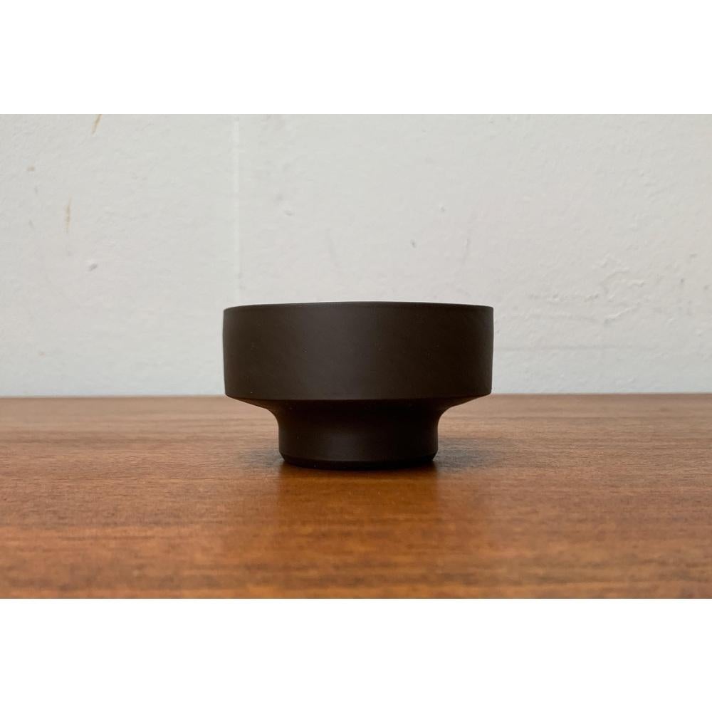 Mid-Century German Studio Pottery Minimalist Ikebana Vase from BKW, 1960s In Excellent Condition For Sale In Hamburg, DE