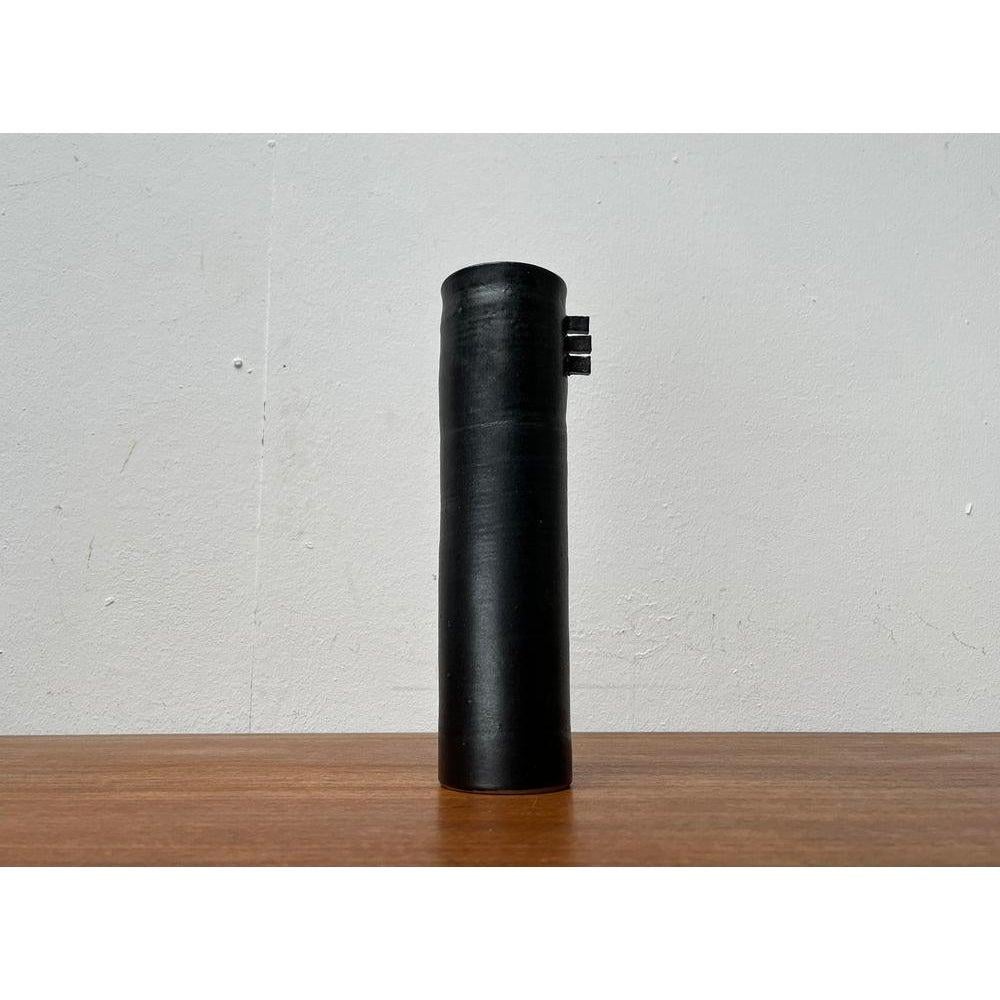 Deutsche Studio Pottery Minimalistische Vase aus der Jahrhundertmitte, 1960er Jahre im Angebot 4