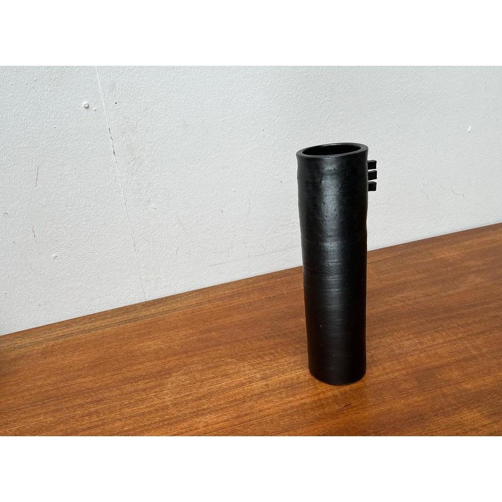 Deutsche Studio Pottery Minimalistische Vase aus der Jahrhundertmitte, 1960er Jahre im Angebot 5