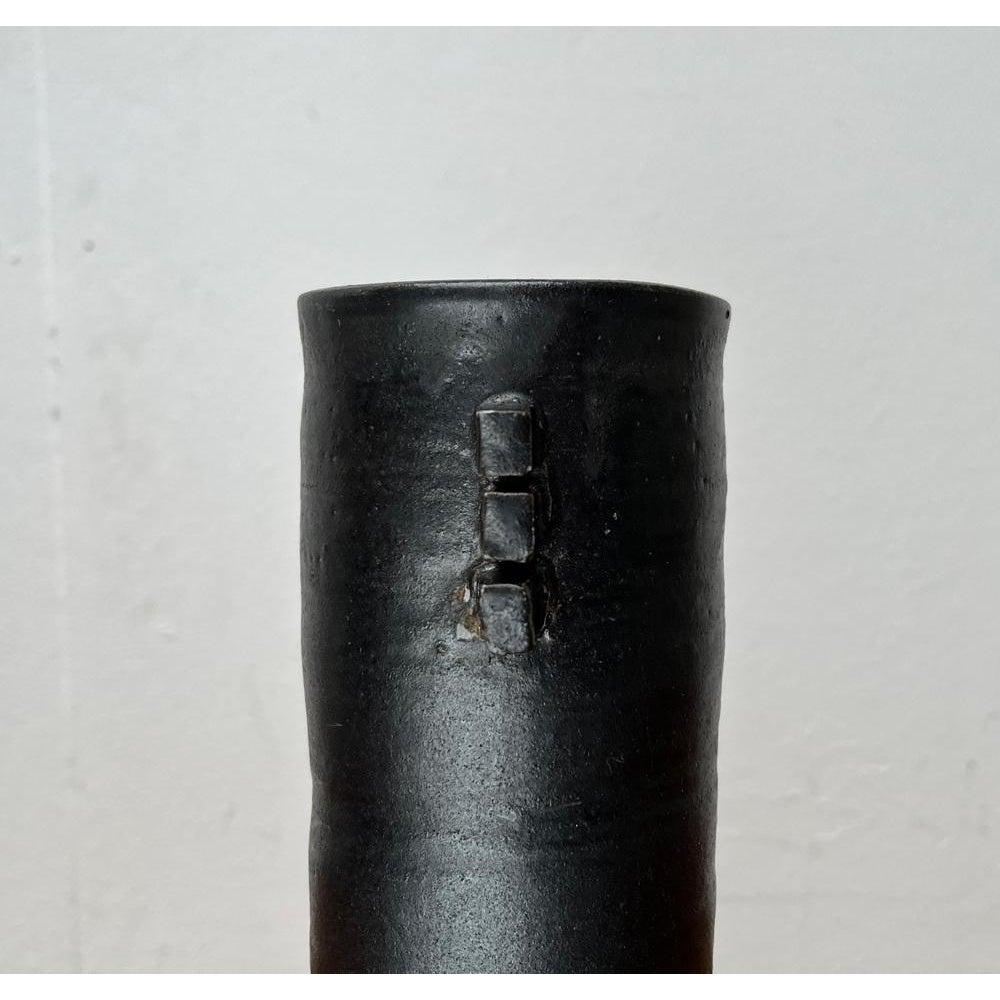 Deutsche Studio Pottery Minimalistische Vase aus der Jahrhundertmitte, 1960er Jahre im Zustand „Hervorragend“ im Angebot in Hamburg, DE