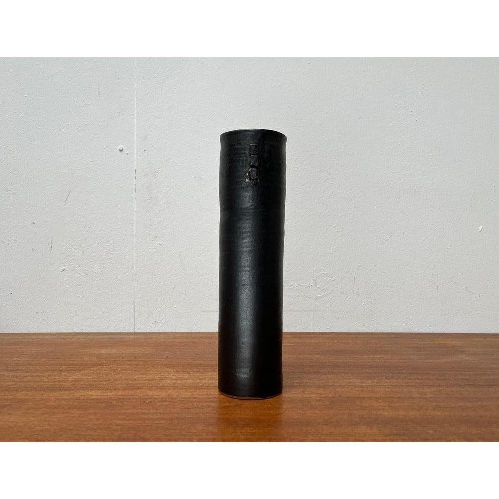 Deutsche Studio Pottery Minimalistische Vase aus der Jahrhundertmitte, 1960er Jahre im Angebot 2
